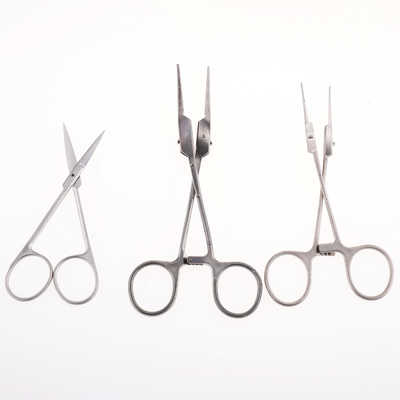 SUS304 Clamp Scissors Surgical Instrument Parts Tolerance 0.03mm