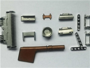 Nickel White Titanium SIM Card Slot , IGS Drawing Mobile Phone Parts