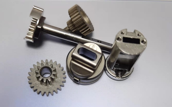 Precision Metal Lock Cylinder Parts Gears RoHs Anodized PVD Finish