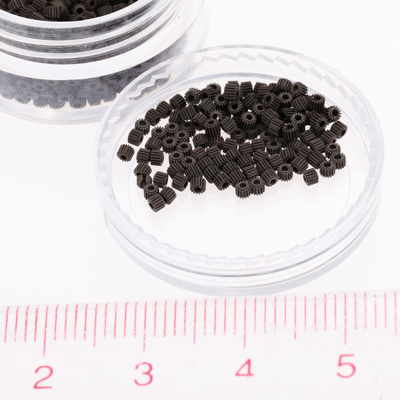 Coating Brush Injection Molded Gears Parts Grounding Tumbled Finish